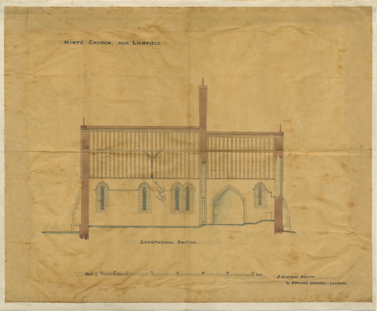 提示教堂：追踪，nd [？19th cent]（绘画） 作者 学校英语