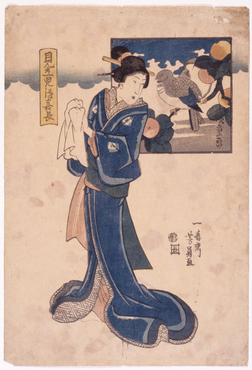 无题（彩色木刻） 作者 学校日语