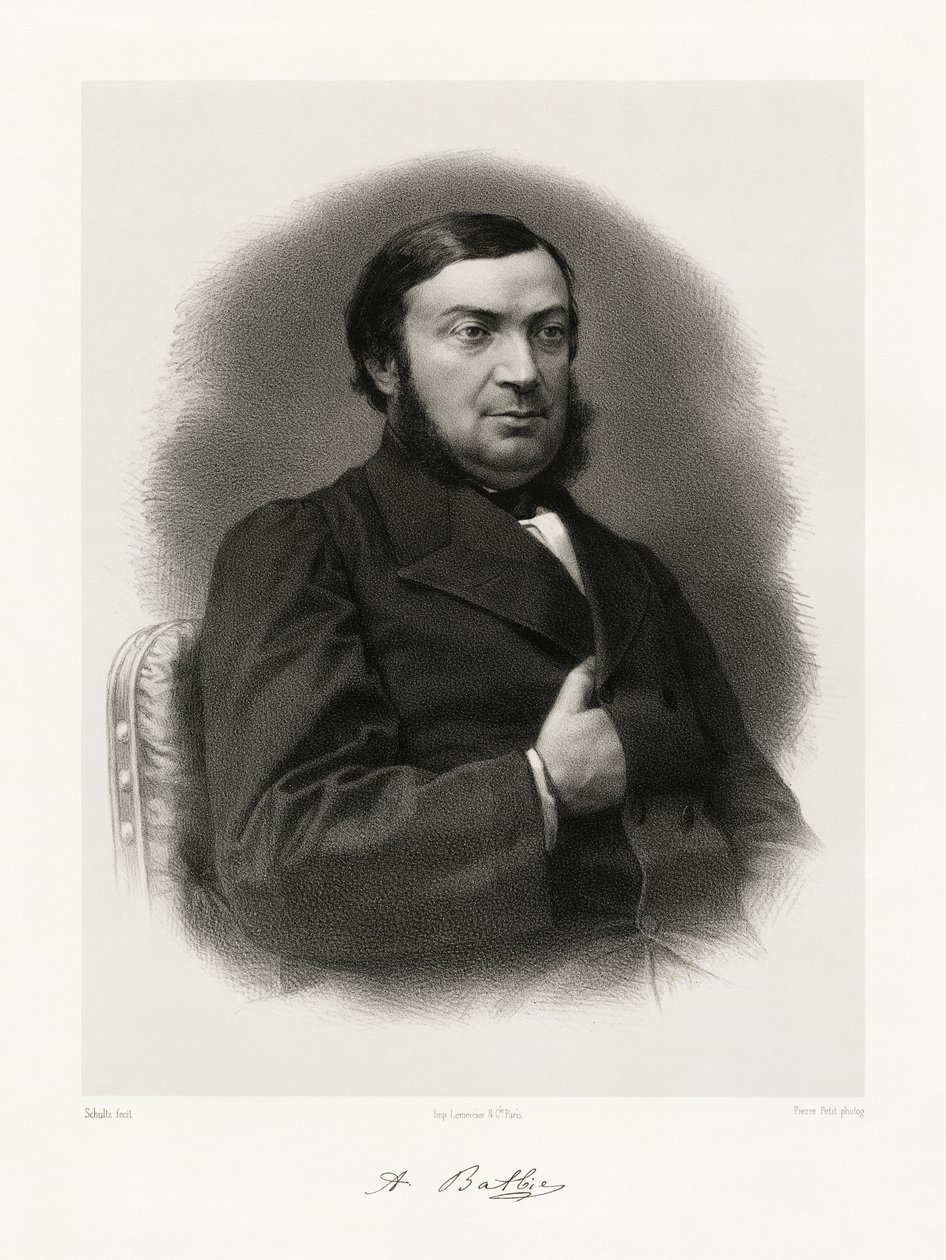 Anselme Batbie，1865-66 作者 舒尔茨