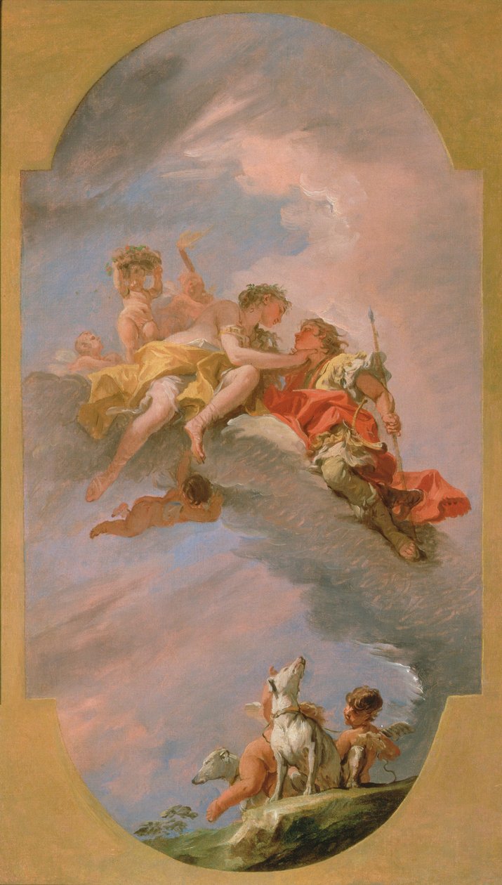维纳斯和阿多尼斯 作者 塞巴斯蒂亚诺·里奇（Sebastiano Ricci）