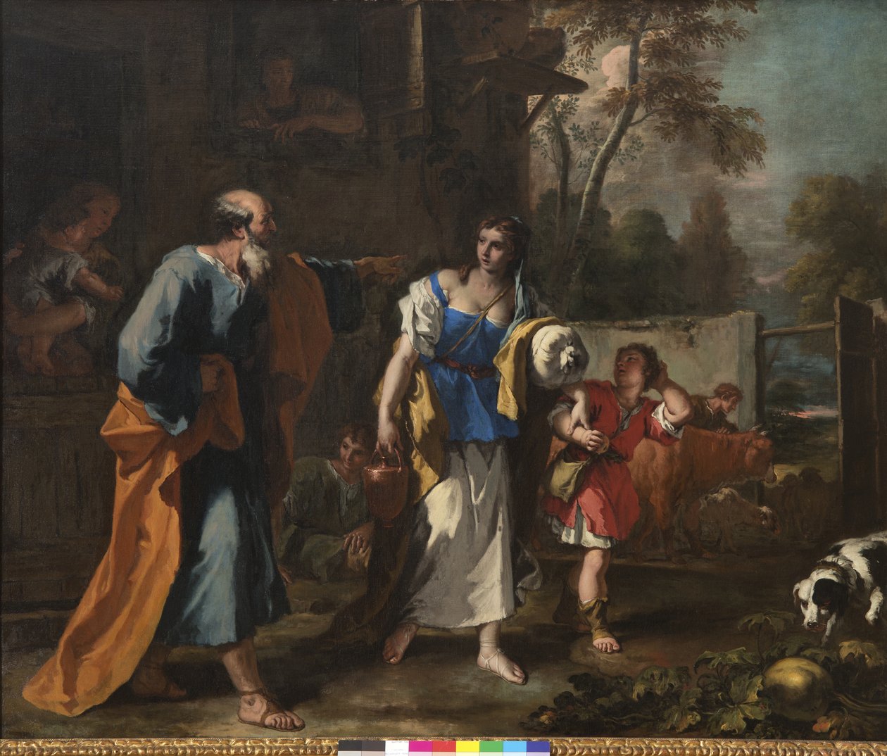 夏甲的抄袭，约1724年 作者 塞巴斯蒂亚诺·里奇（Sebastiano Ricci）
