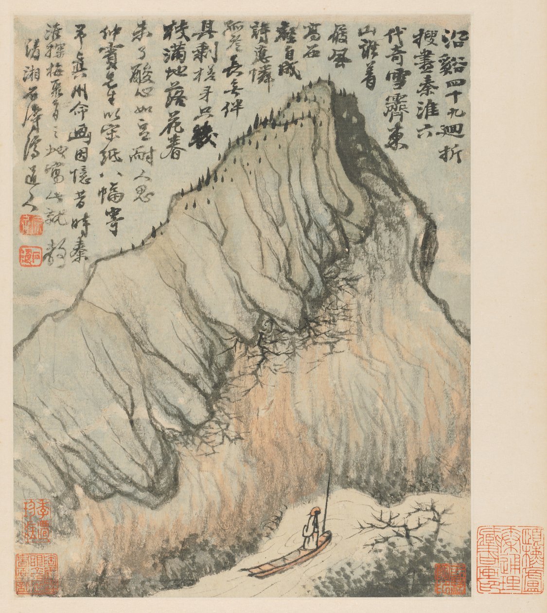 回忆秦淮河 作者 石涛