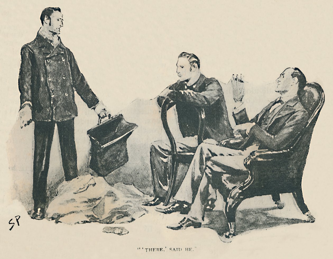 他在那儿说，1892年 作者 悉尼佩吉特