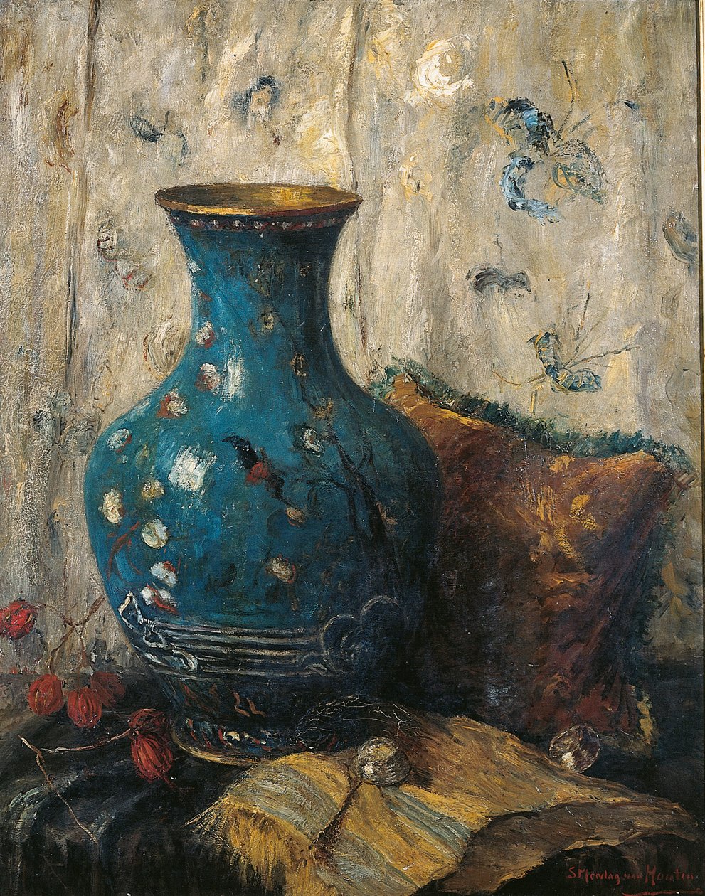 蓝色花瓶 作者 Sientje Mesgad van Houten
