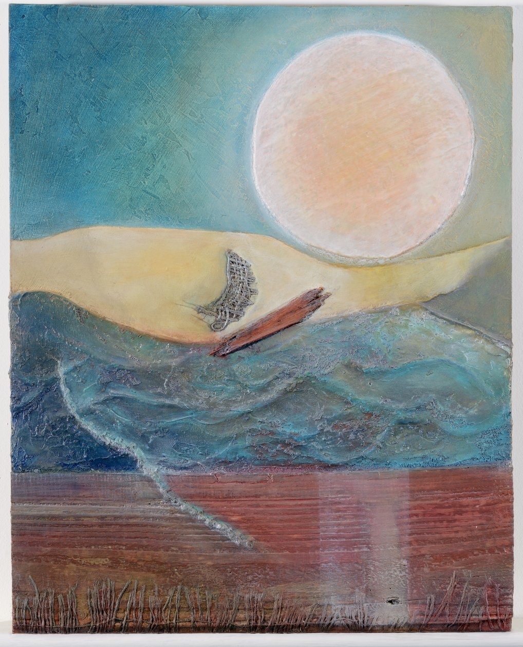 三联画（混合媒介） 作者 苏菲·哈克