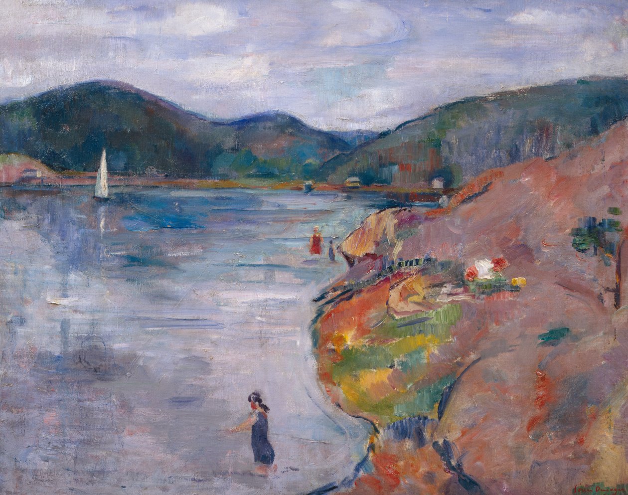 海边（绘画） 作者 索伦·昂萨格