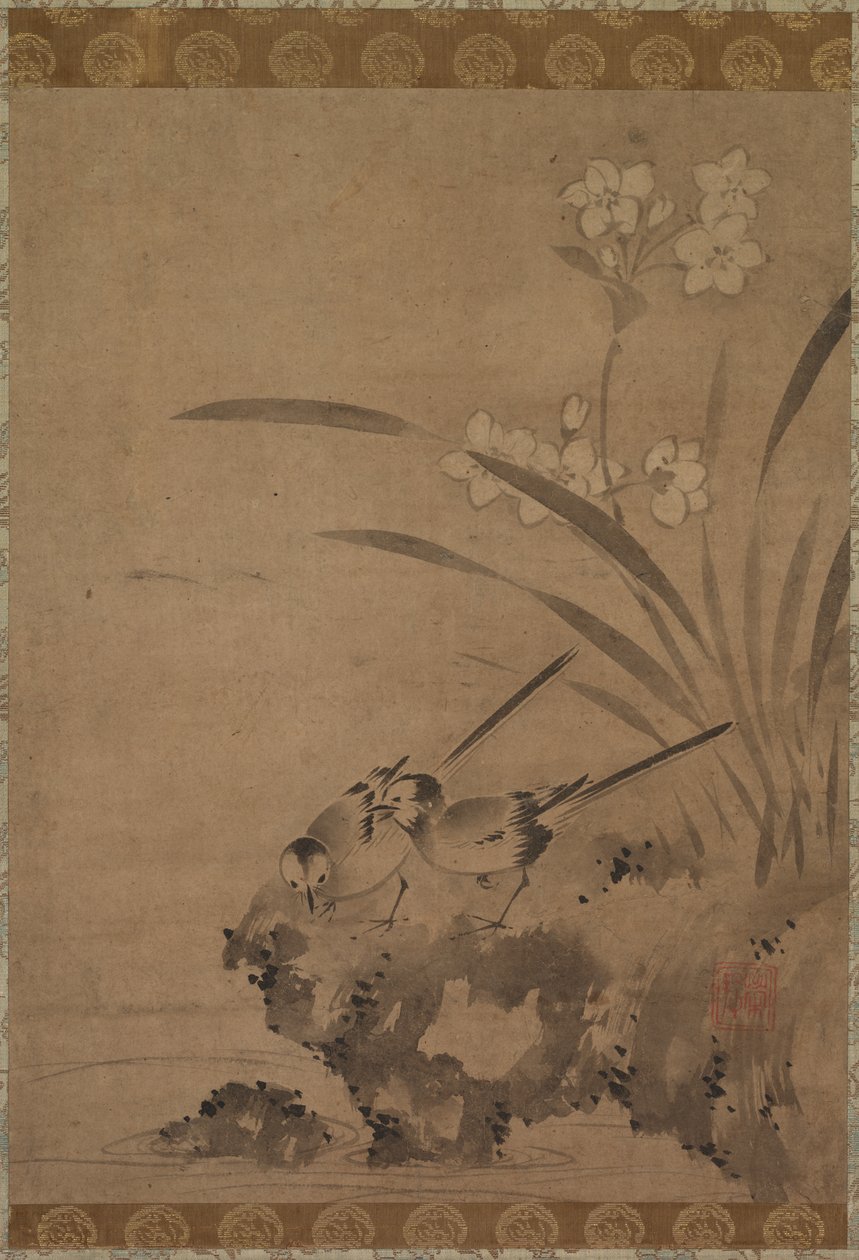 鹡鸰和水仙 作者 斯蒂法诺·德拉·贝拉