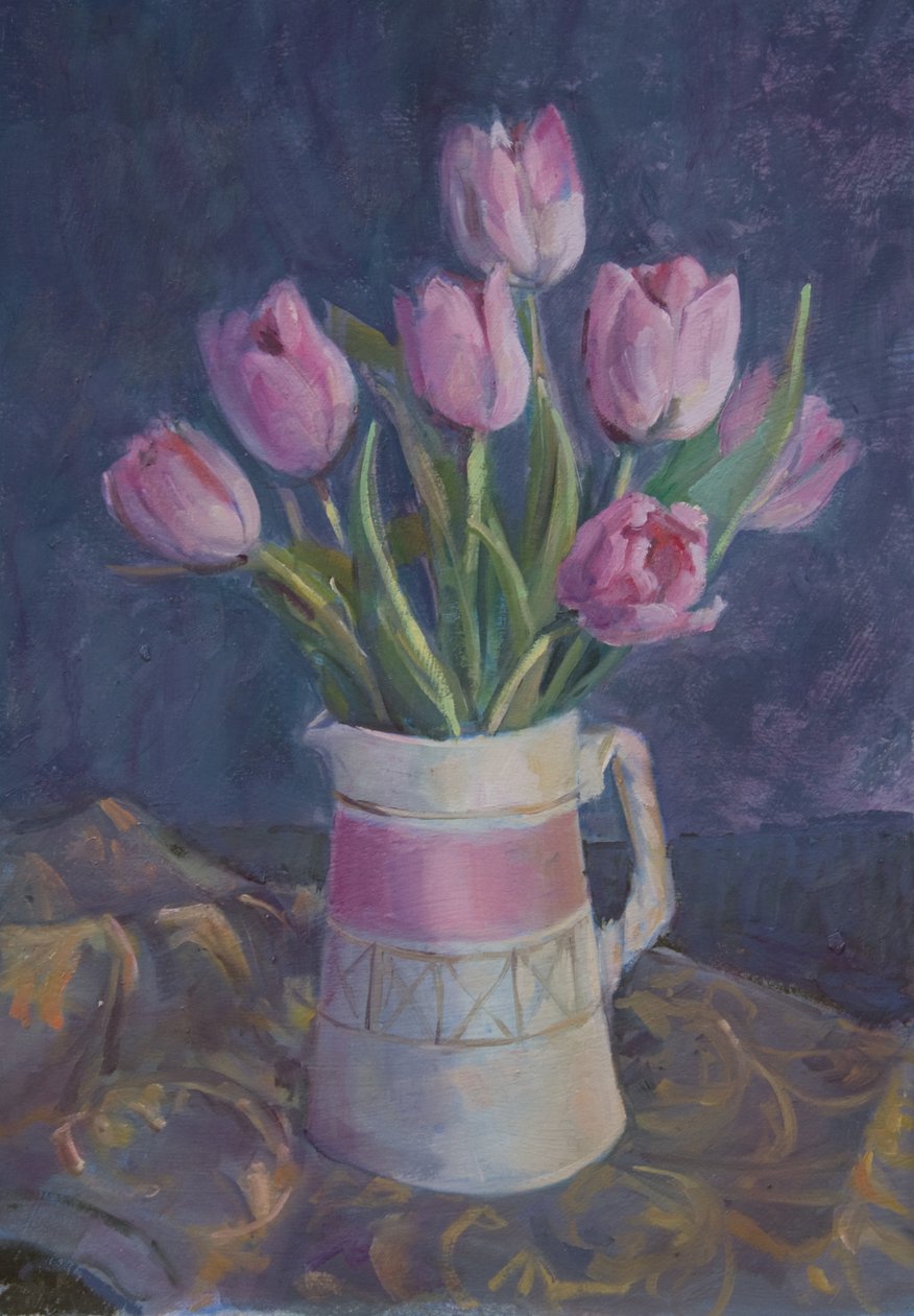 桃红色郁金香，2015年 作者 苏威尔士