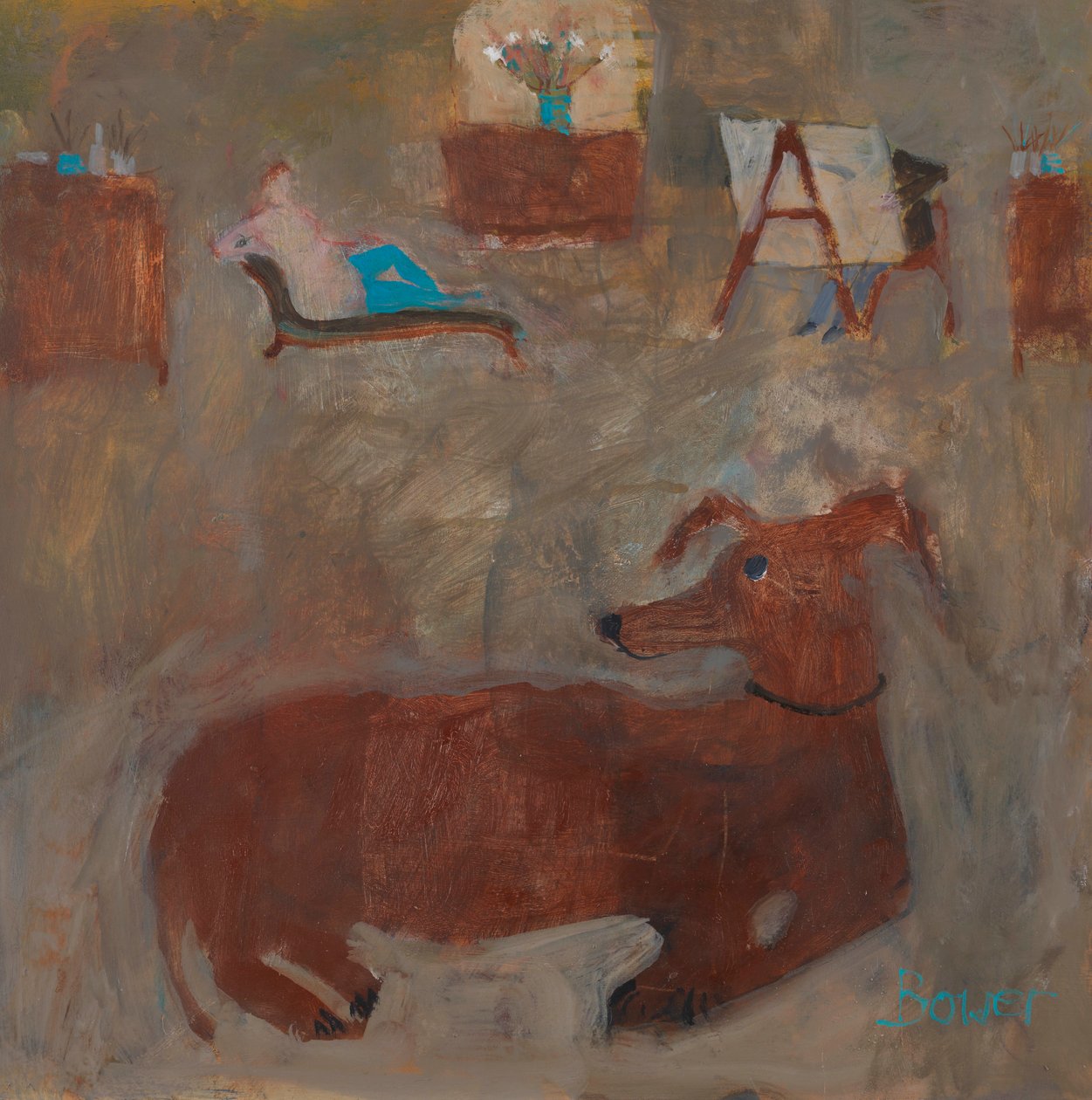 艺术家狗，2011年 作者 苏珊·鲍尔（Susan Bower）