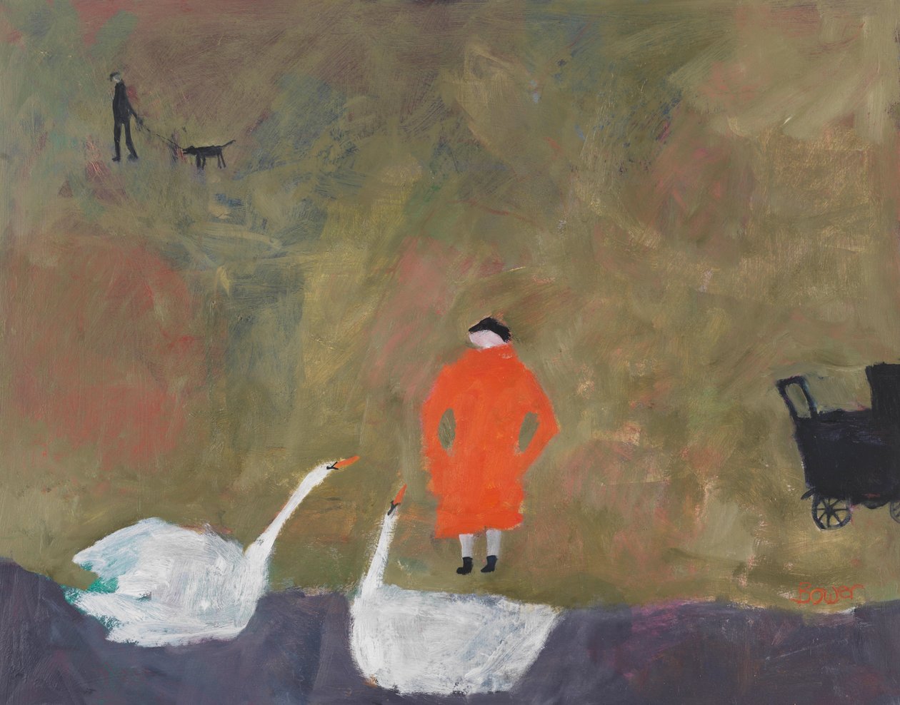天鹅湖，2011 作者 苏珊·鲍尔（Susan Bower）