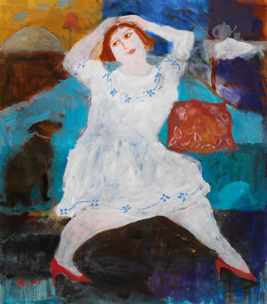 红鞋，2004年 作者 苏珊·鲍尔（Susan Bower）