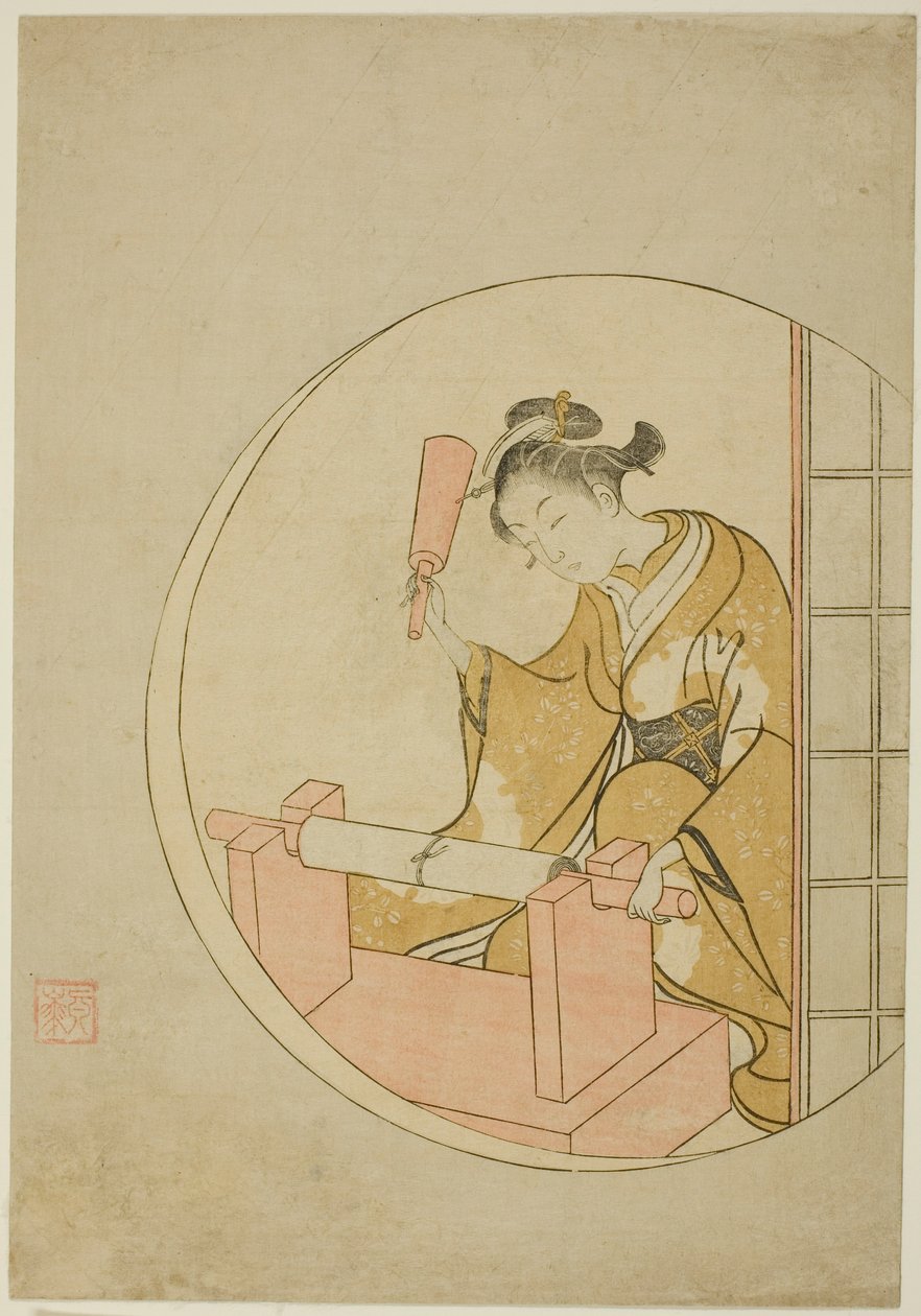 绒布 作者 铃木春信