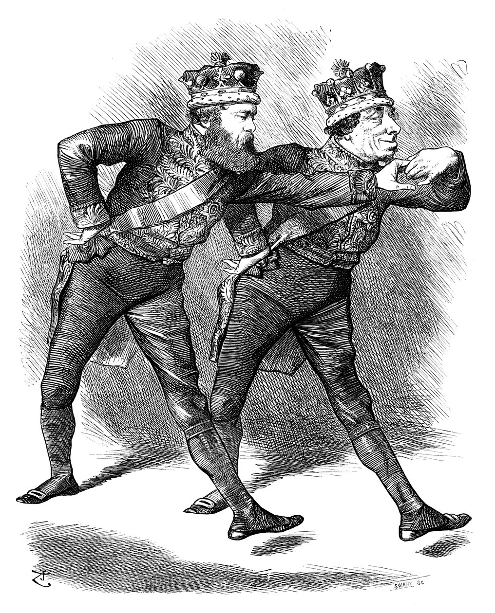 双人舞！，1878年。 作者 斯温