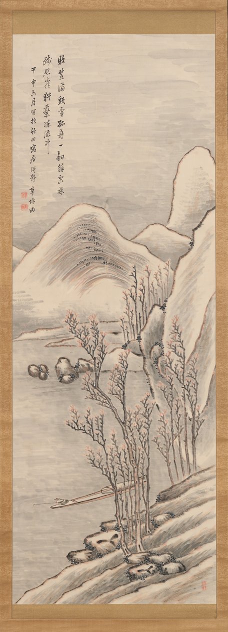 雪景，1824年。 作者 高桥宗平
