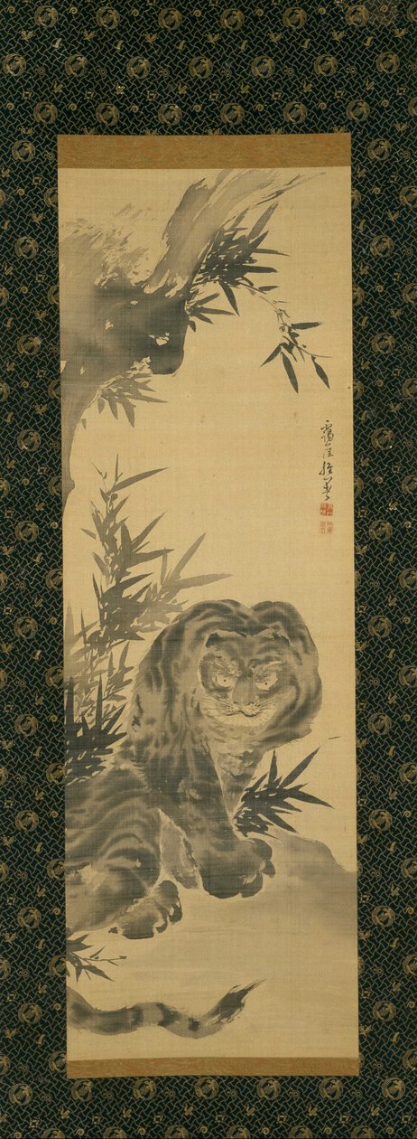老虎和竹子 作者 高井爱久