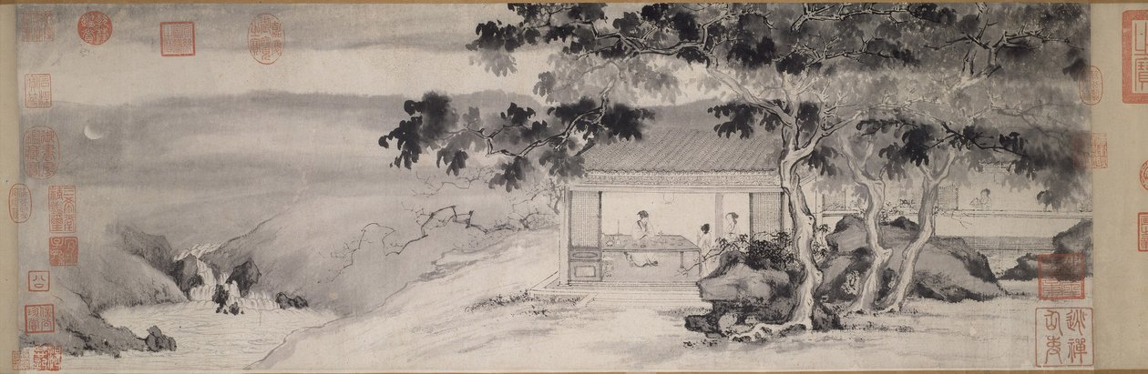 1520-23年，明朝夜间饮酒 作者 尹堂