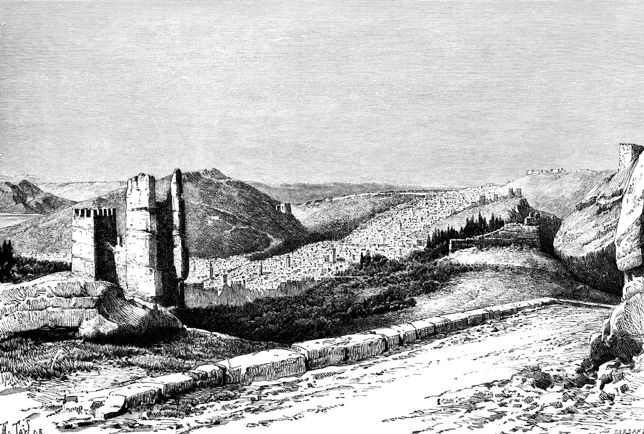 摩洛哥非斯，1895年。 作者 泰勒