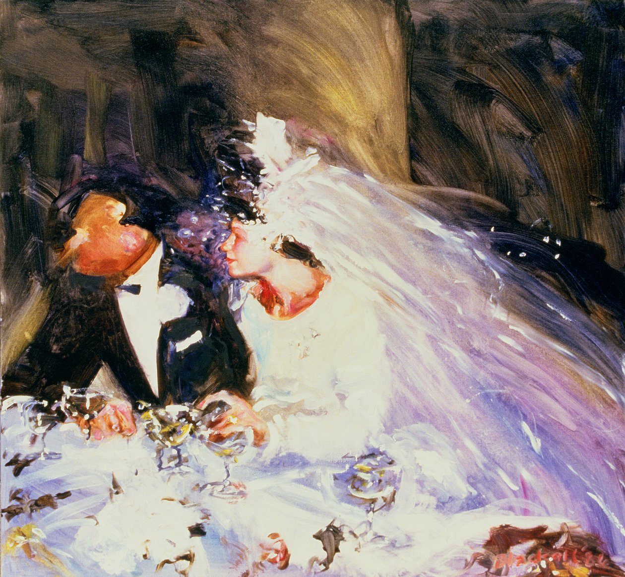 新娘和新郎，1983年 作者 泰德·布莱克（Ted Blackall）