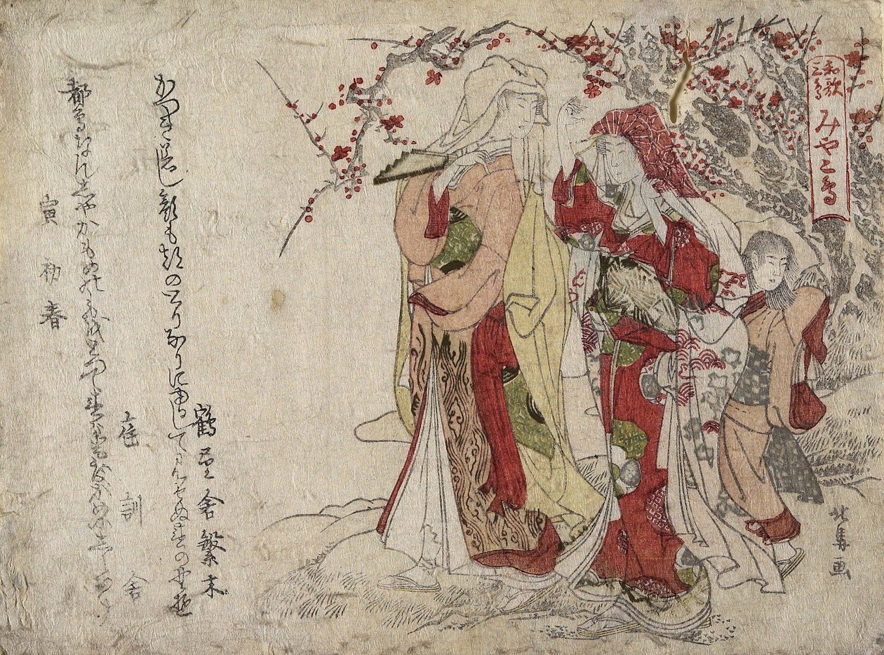 海鸥，1794年或1806年 作者 Teisai Hokuba
