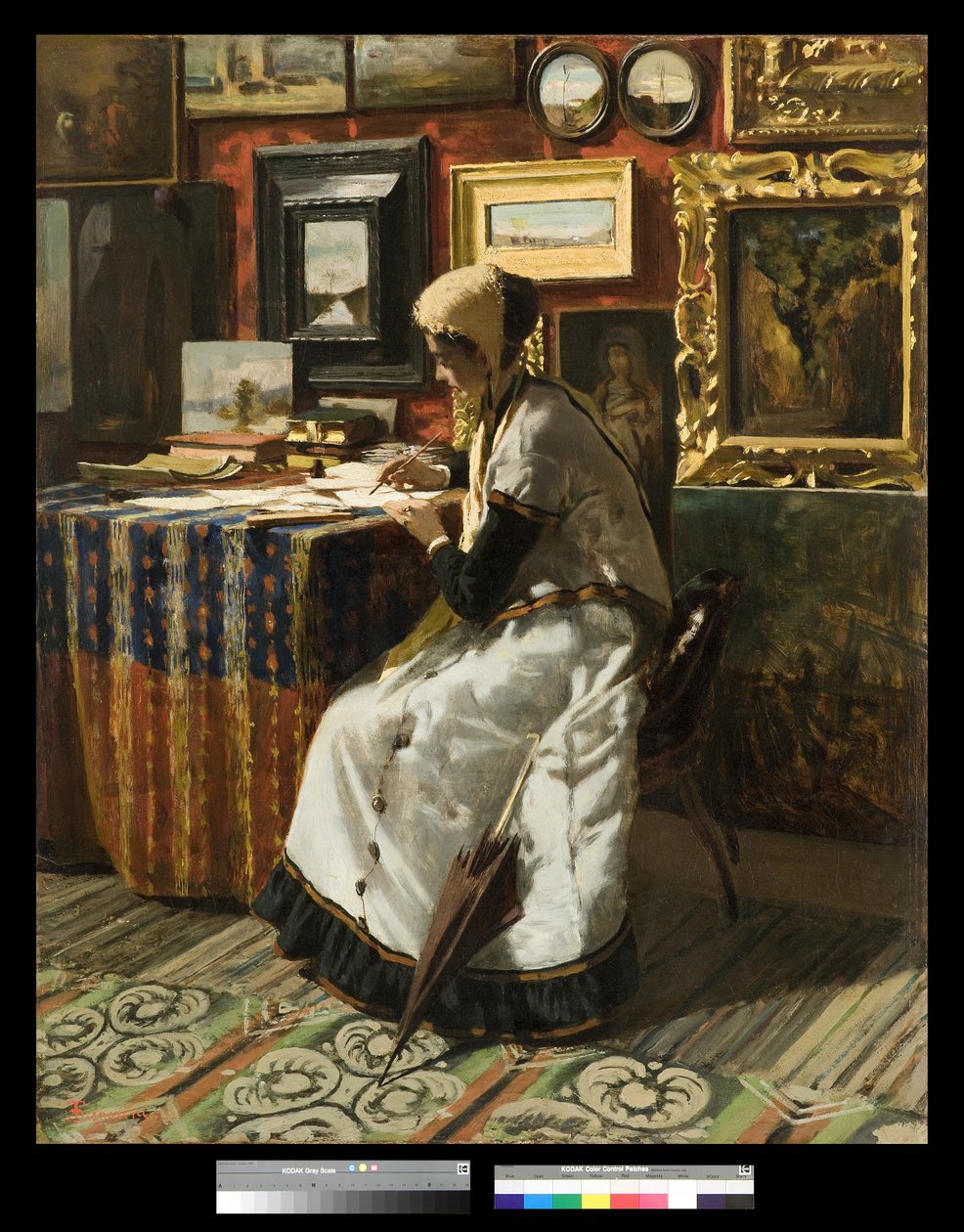 这封信，1867年 作者 Telemaco Signorini