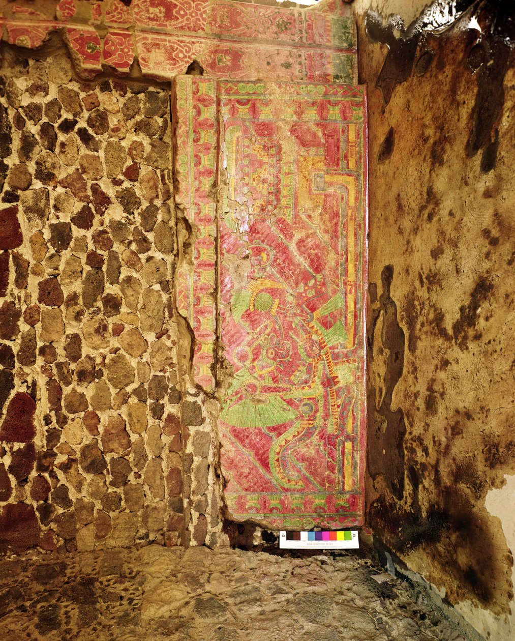 羽毛蛇壁画（壁画） 作者 特奥蒂瓦坎