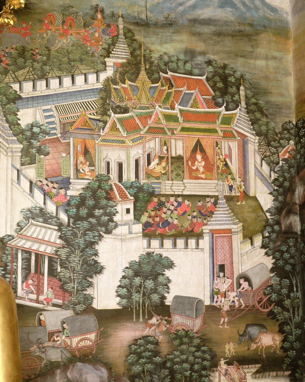 强化宫殿（壁画） 作者 泰国学校