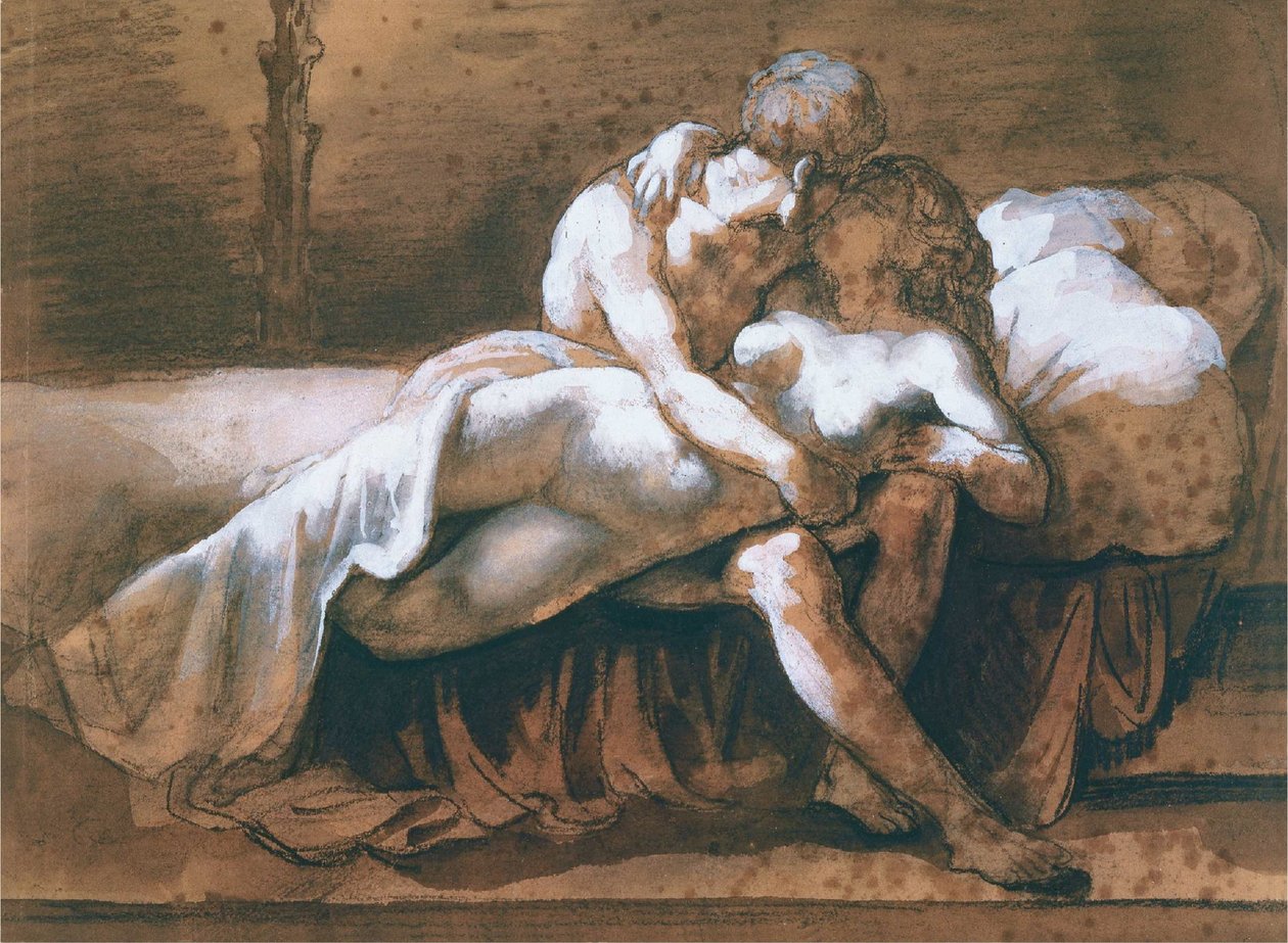 吻 作者 西奥多·杰里科（Theodore Gericault）