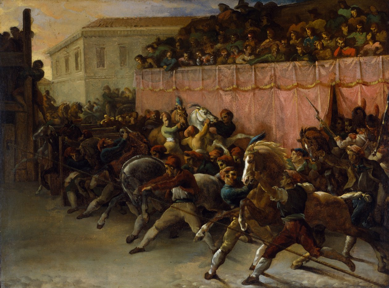 在罗马的无人骑手 作者 西奥多·杰里科（Theodore Gericault）