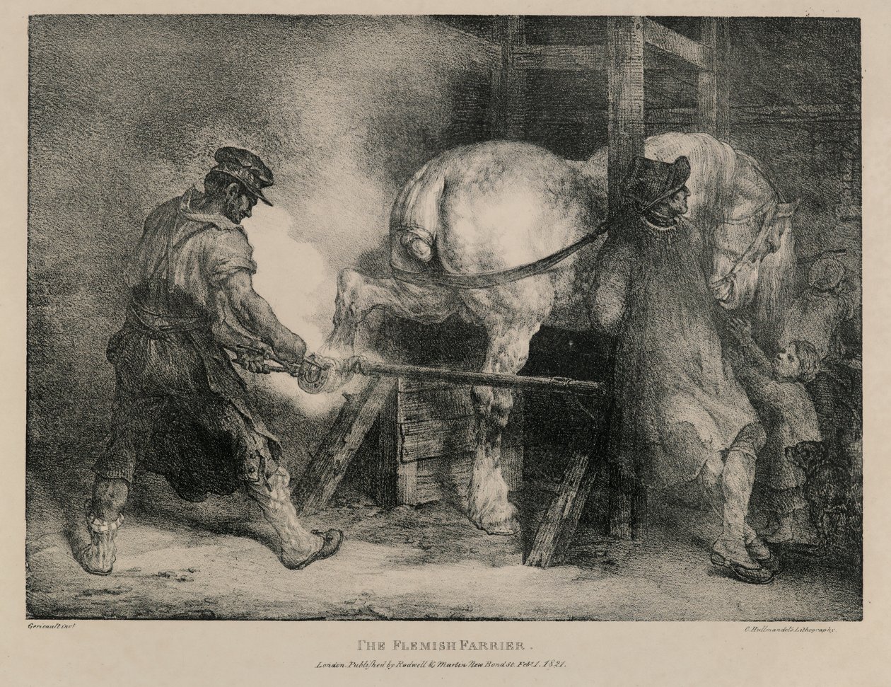 佛兰芒蹄铁匠 作者 西奥多·杰里科（Theodore Gericault）