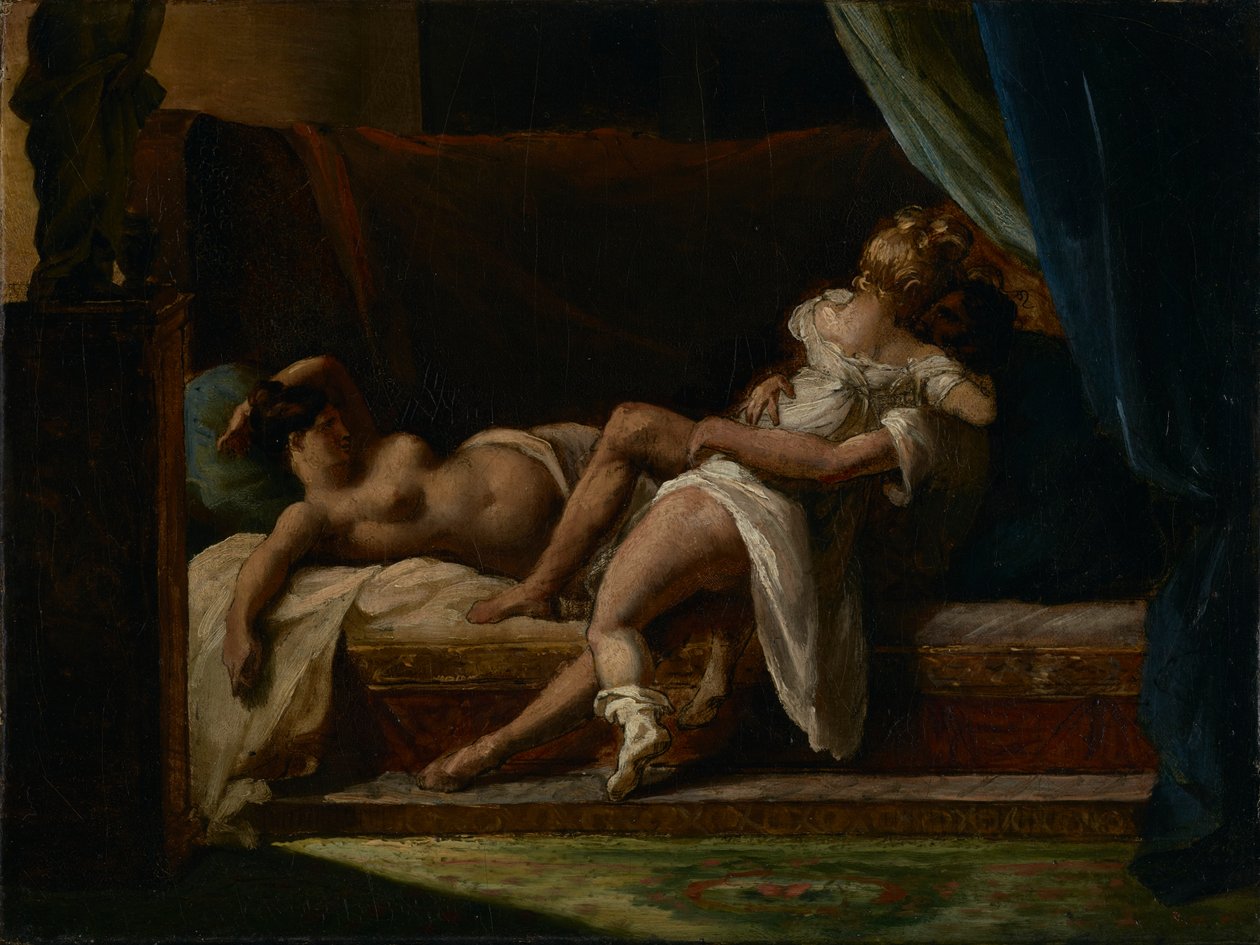 三个恋人，1817-20 作者 西奥多·杰里科（Theodore Gericault）