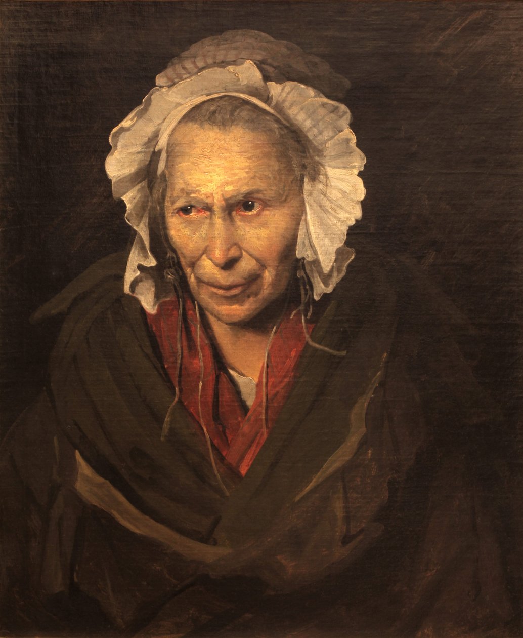 一个疯狂的女人的画像 作者 西奥多·杰里科（Theodore Gericault）