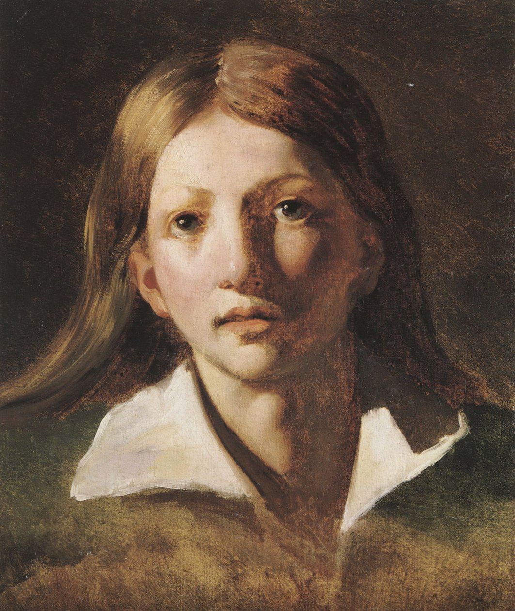 青年肖像研究 作者 西奥多·杰里科（Theodore Gericault）