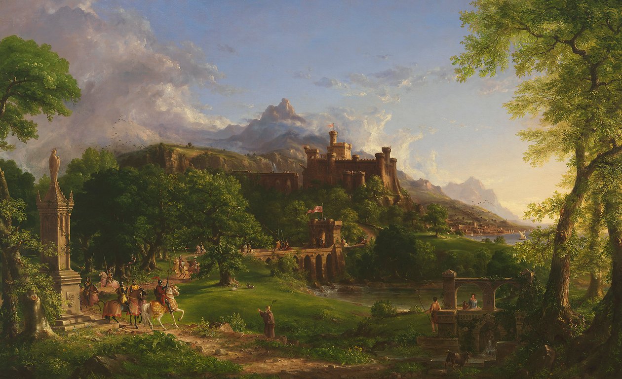 出发，1837年 作者 托马斯·科尔