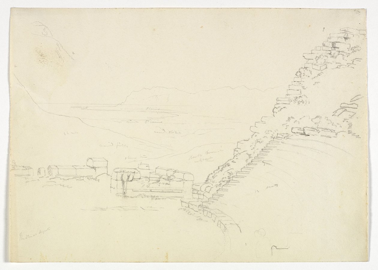 西塞利亚塞杰斯塔的剧院，1842年 作者 托马斯·科尔