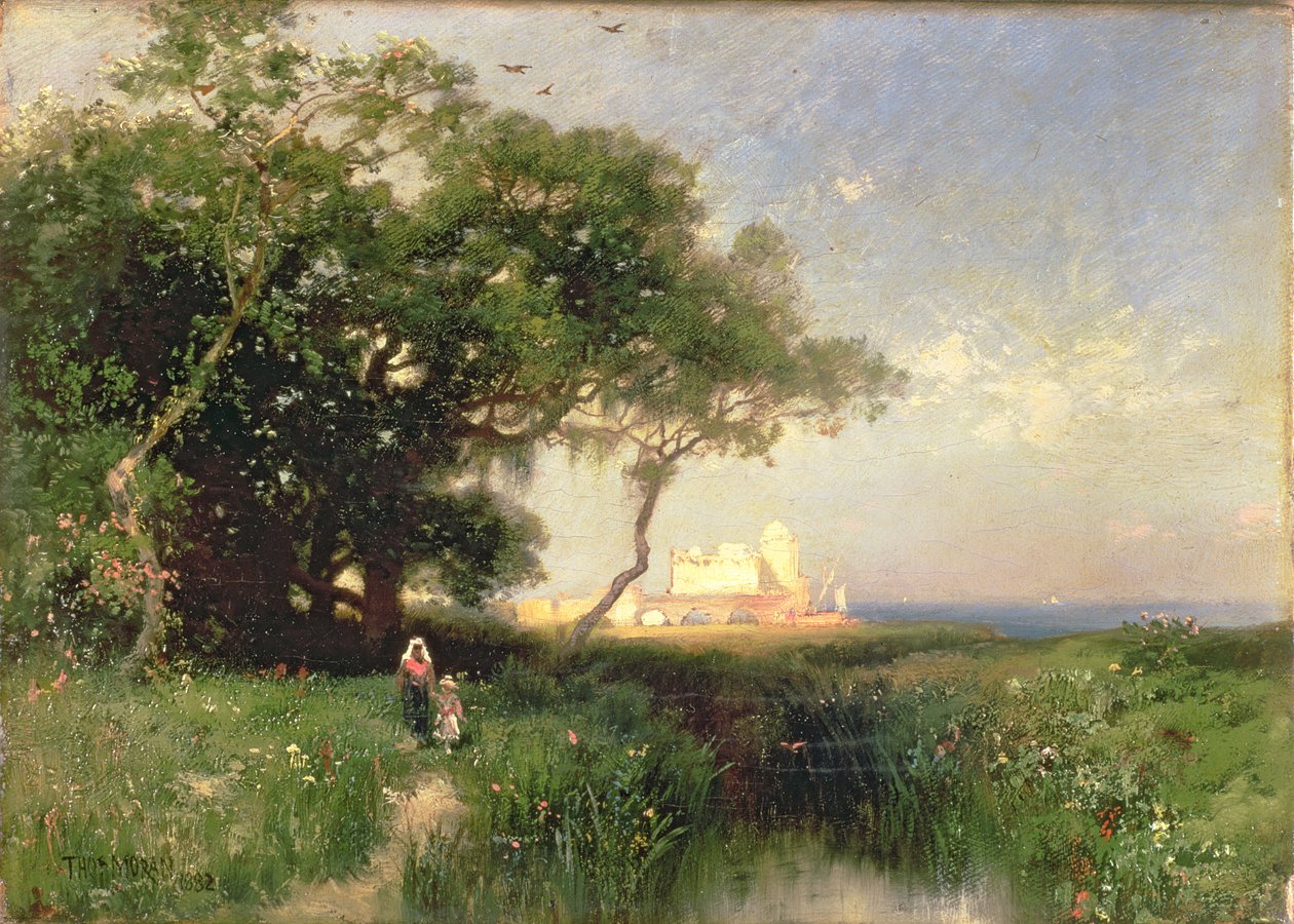 佛罗里达海岸，1882年 作者 托马斯·莫兰