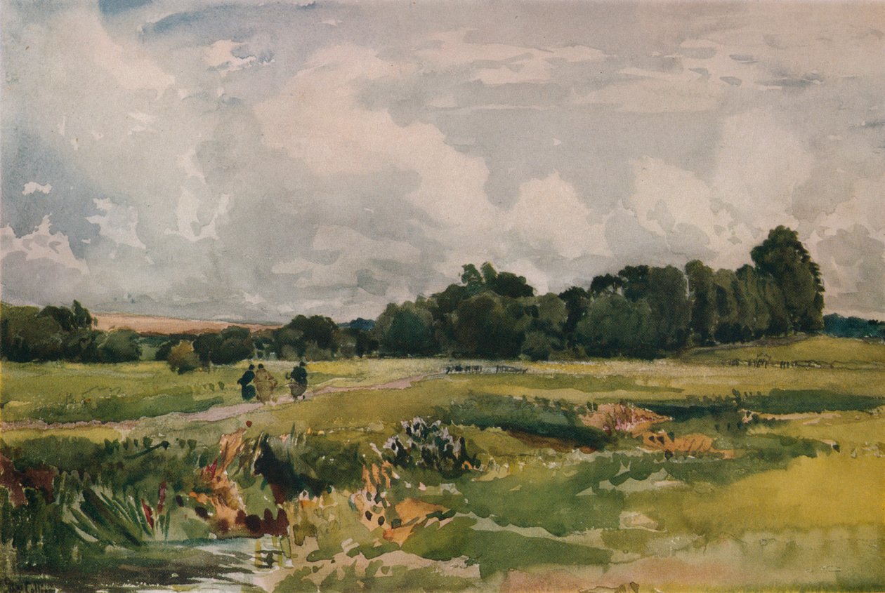 沼泽，c1879 作者 托马斯·科利尔