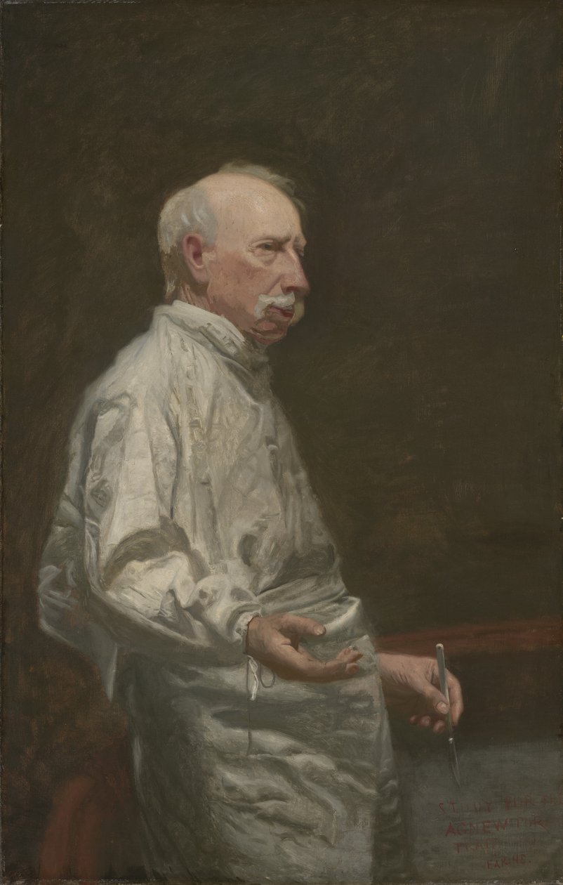 阿格纽博士，c.1889 作者 托马斯·埃金斯