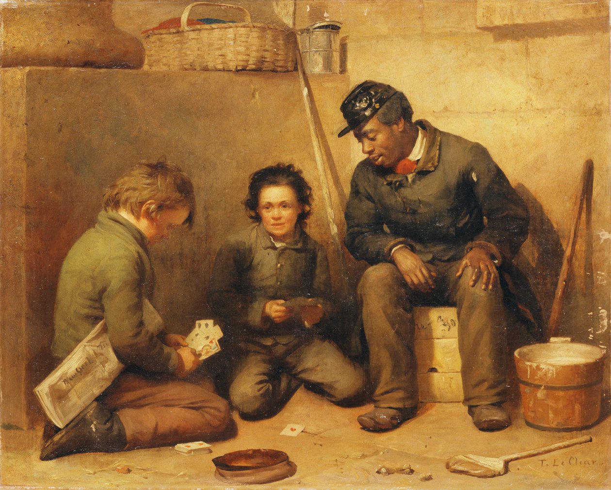 高杰克游戏，约1861年 作者 托马斯·勒克莱尔