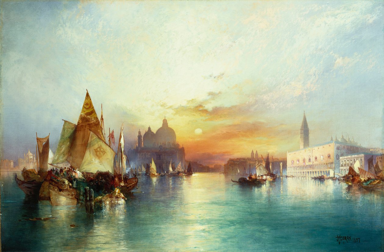 威尼斯，1897年 作者 托马斯·莫兰