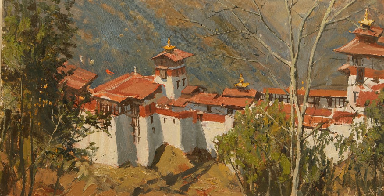 Trongsa Dzong 作者 蒂姆·斯科特·博尔顿