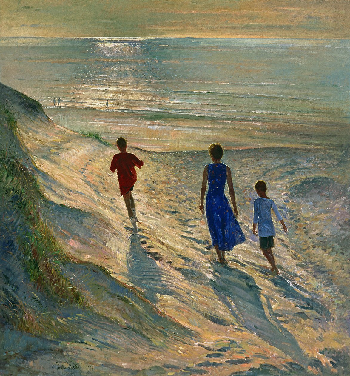 海滩漫步，1994年 作者 蒂莫西·伊斯顿