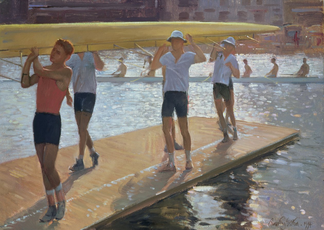 筏行走，1994年 作者 蒂莫西·伊斯顿