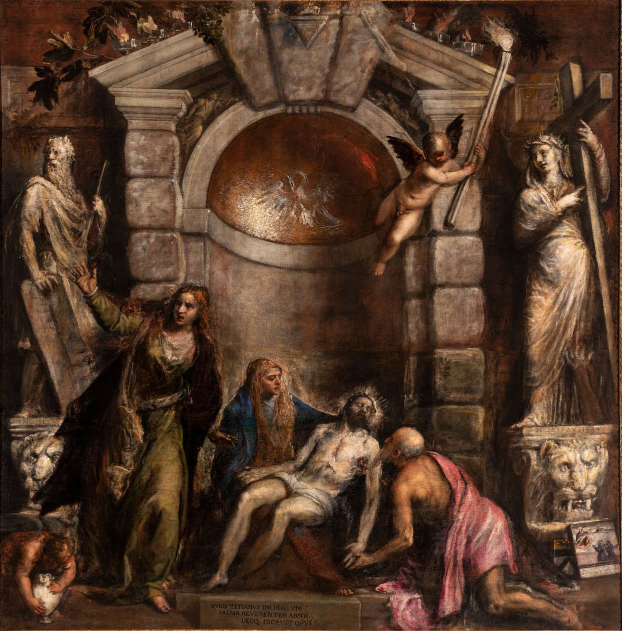 Pieta, 1575-1576. 作者 提香