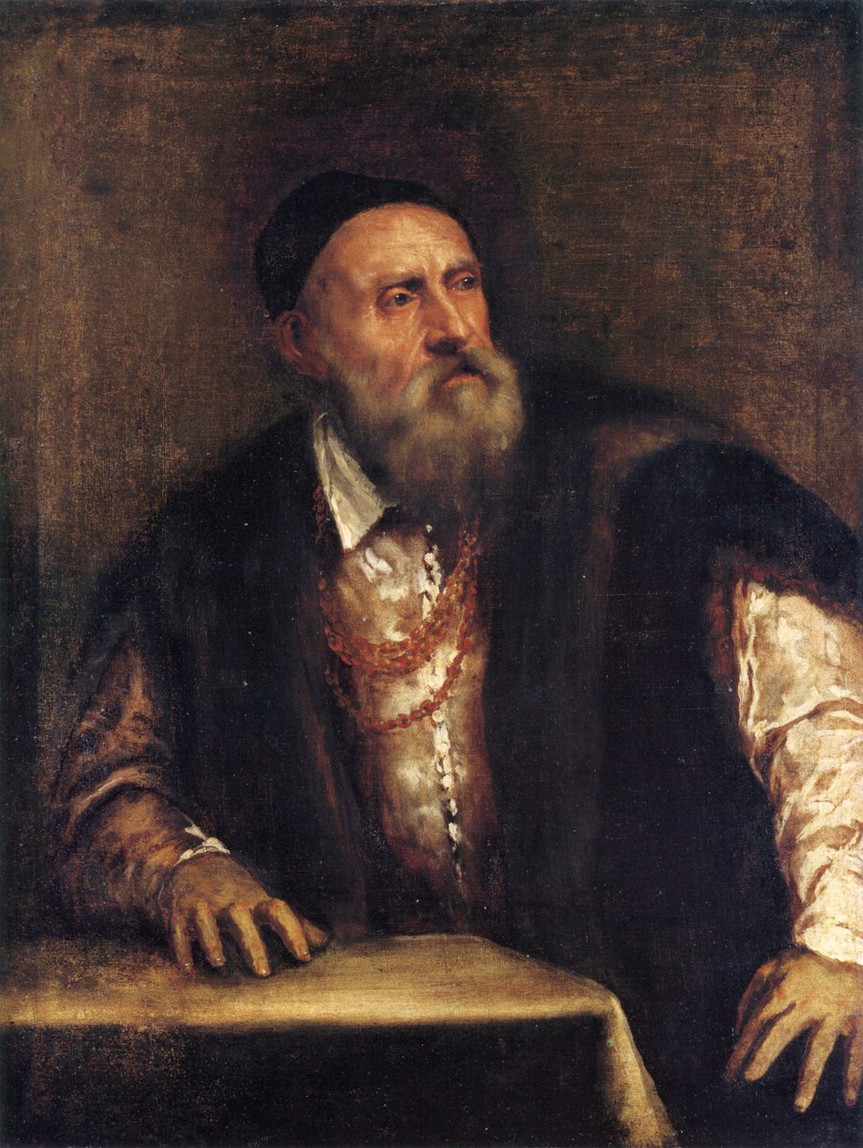提香的自画像 作者 蒂齐亚诺·韦切利（Tiziano Vecelli）