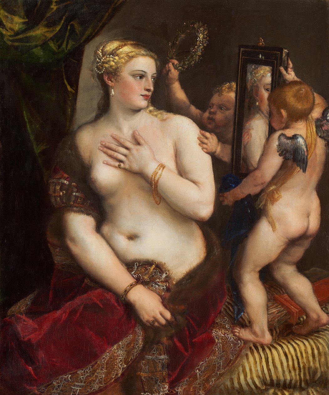 金星与镜子 作者 蒂齐亚诺·韦切利（Tiziano Vecelli）