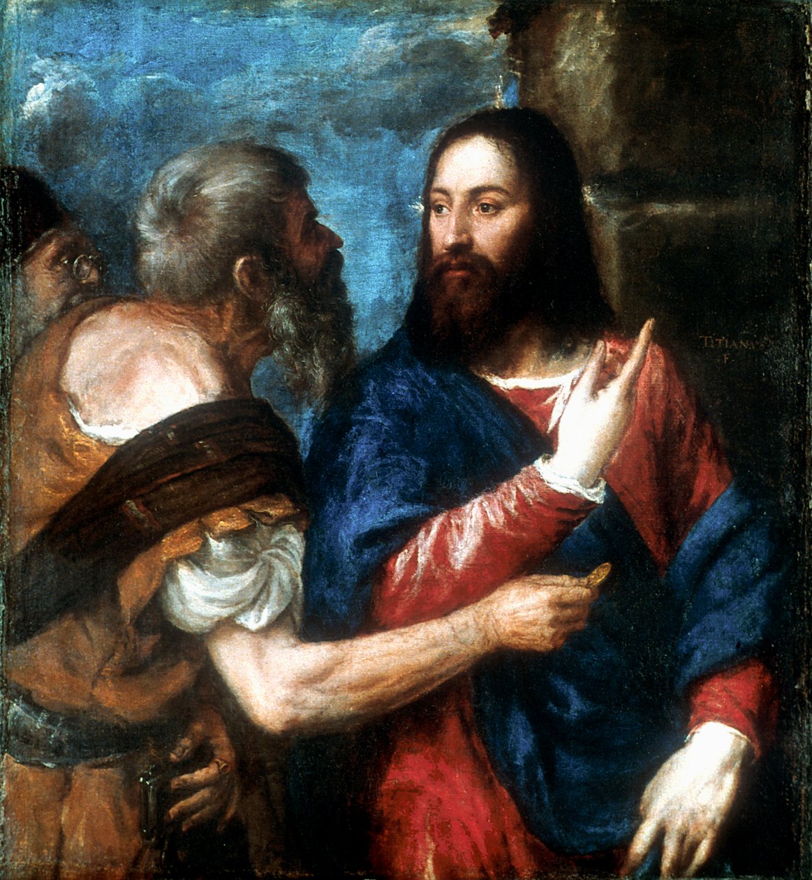 贡钱，1560-1568 作者 蒂齐亚诺·韦切利（Tiziano Vecelli）