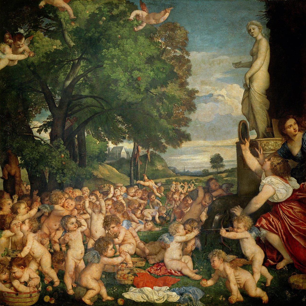 金星崇拜，1519年 作者 蒂齐亚诺·韦切利（Tiziano Vecelli）