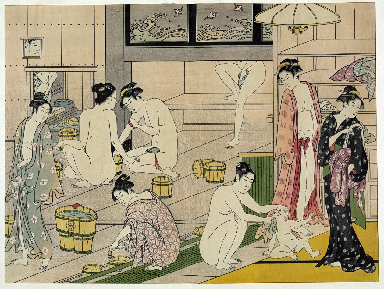 Kiyonaga澡堂女性 作者 永永鸟居