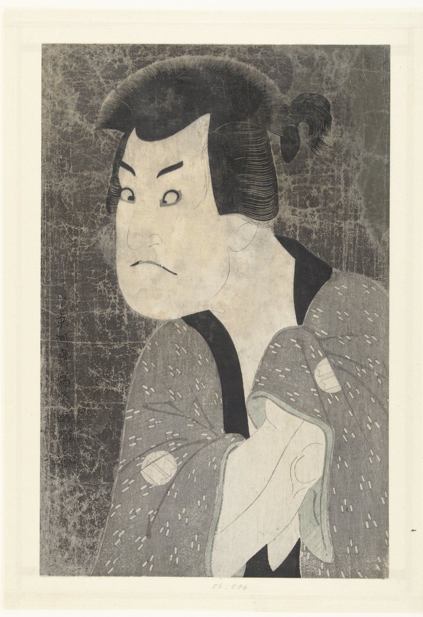 只能做肖像。 作者 Toshusai Sharaku