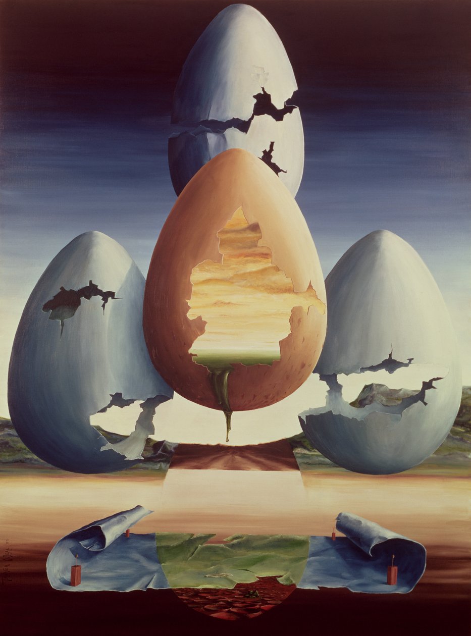 鸡蛋，1971年 作者 特雷弗·尼尔